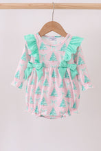 Load image into Gallery viewer, Pink christmas tree ruffle bubble
