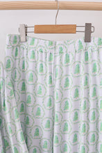 Load image into Gallery viewer, Green christmas tree bamboo dad pajama set
