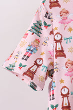 Load image into Gallery viewer, Nutcracker print bamboo ruffle pants set
