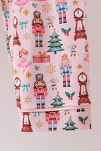 Load image into Gallery viewer, Nutcracker print bamboo pants set
