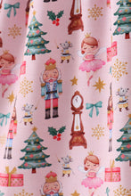 Load image into Gallery viewer, Nutcracker print bamboo dress
