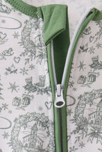 Load image into Gallery viewer, Green christmas tree print romper
