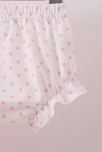 Load image into Gallery viewer, Pink christmas tree smocked bloomer set
