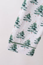 Load image into Gallery viewer, Green christmas tree bamboo mom&amp;me pajama set
