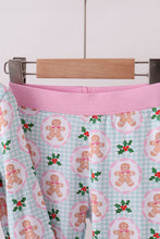 Load image into Gallery viewer, Pink christmas tree bamboo pajama set
