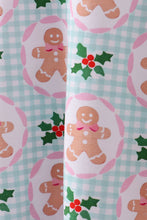 Load image into Gallery viewer, Pink christmas tree bamboo pajama set
