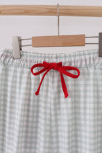 Load image into Gallery viewer, Sage gingham mom pajama pants
