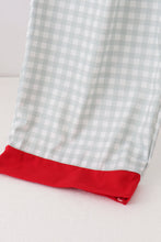 Load image into Gallery viewer, Sage gingham mom pajama pants

