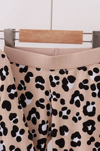 Load image into Gallery viewer, Brown leopard bamboo pajama set
