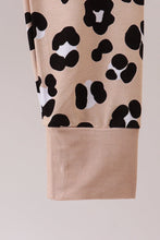 Load image into Gallery viewer, Brown leopard bamboo pajama set
