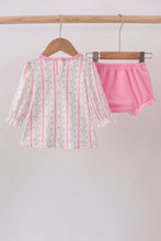 Load image into Gallery viewer, Floral tulip ruffle bloomer set
