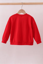 Load image into Gallery viewer, Red bow applique mom&amp;me top
