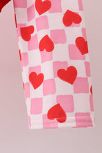 Load image into Gallery viewer, Red heart french knot ruffle pants set

