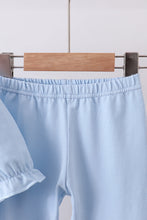 Load image into Gallery viewer, Blue floral pants set
