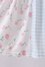 Load image into Gallery viewer, Blue floral pants set
