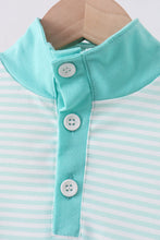 Load image into Gallery viewer, Blue stripe pants set
