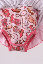 Load image into Gallery viewer, Pink cowgirl bamboo bubble
