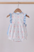 Load image into Gallery viewer, Blue starfish shell ruffle bubble
