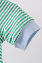 Load image into Gallery viewer, Green stripe clover golf cart applique bubble
