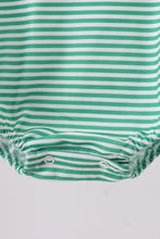 Load image into Gallery viewer, Green stripe clover golf cart applique bubble
