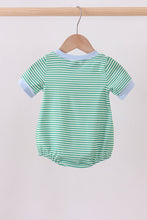 Load image into Gallery viewer, Green stripe clover golf cart applique bubble
