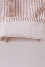 Load image into Gallery viewer, Navy seersucker Game Day Sports embroidery stripe pants set
