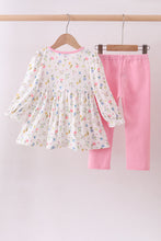 Load image into Gallery viewer, Pink duck embroidery pants set
