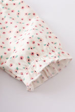Load image into Gallery viewer, Platinum balloon print floral ruffle girl set
