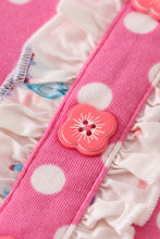 Load image into Gallery viewer, Platinum balcony pink dot dress
