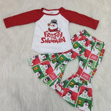 Load image into Gallery viewer, SNOWMAN BELL PANT SET
